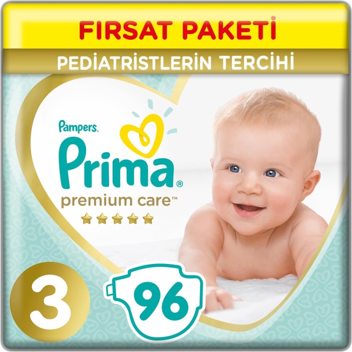 Prima Premium Care Fırsat Paketi 3 Beden 96 Adet