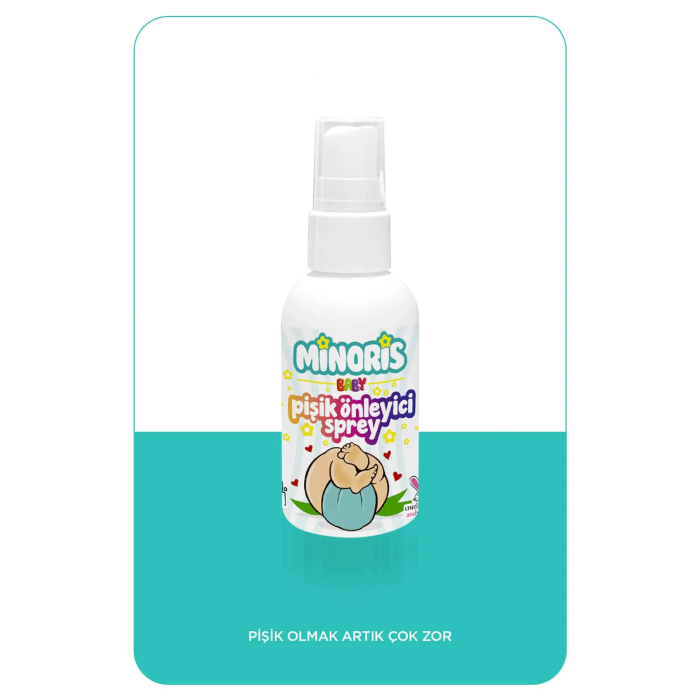Minoris Baby Organik Pişik Önleyici Sprey 100 ml