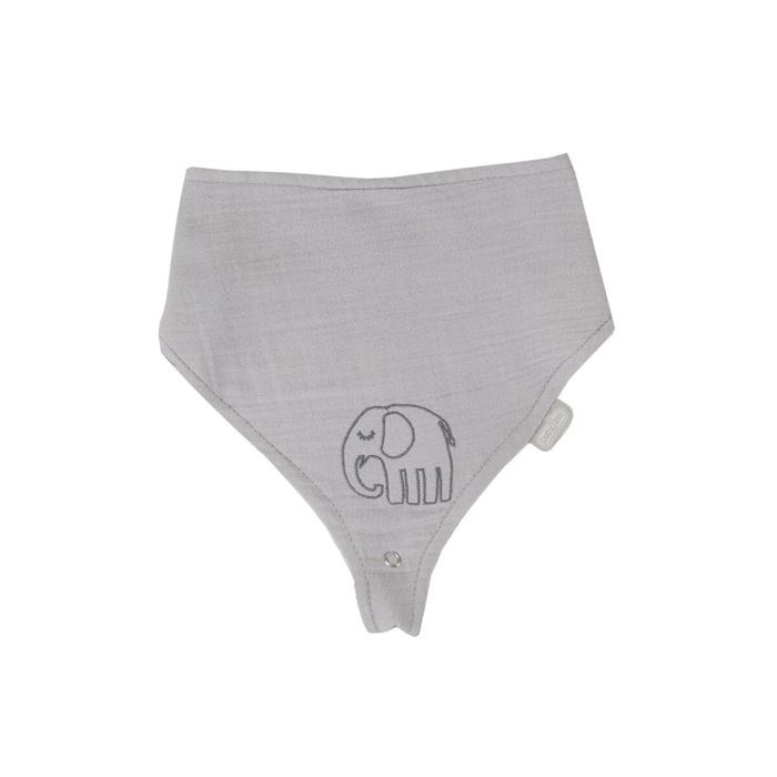BabyJem Emzik Askılı Müslin Önlük 837 Gri