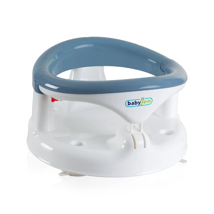 BabyJem Yandan Açılır Banyo  Mama Oturağı İndigo