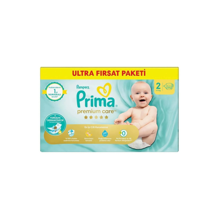 Prima Premium Care Fırsat Paketi 2 Beden 112 Adet