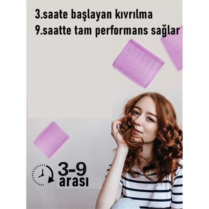  Saç Bigudisi 3 Cm Bigudi Saç Şekillendirici 4 ADET