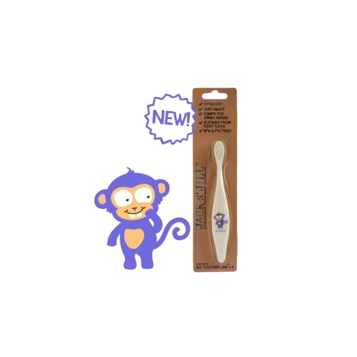 Jack N Jill Doğal Diş Fırçası Monkey