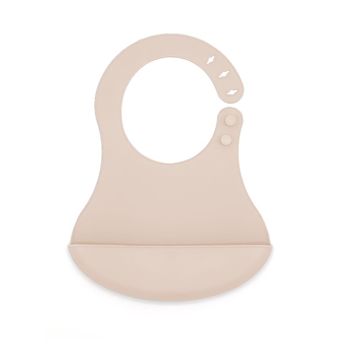 BabyJem Mini Silikon Önlük 718 Ekru