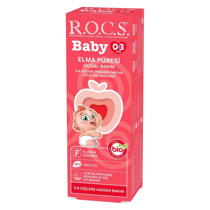 R.O.C.S.Baby Diş Macunu 0-3 Yaş 35 ml Elma