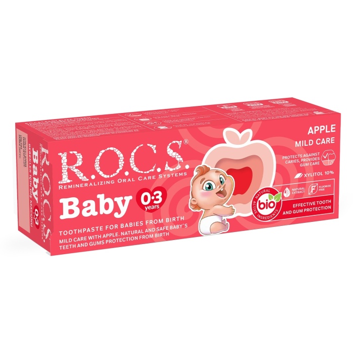 R.O.C.S.Baby Diş Macunu 0-3 Yaş 35 ml Elma