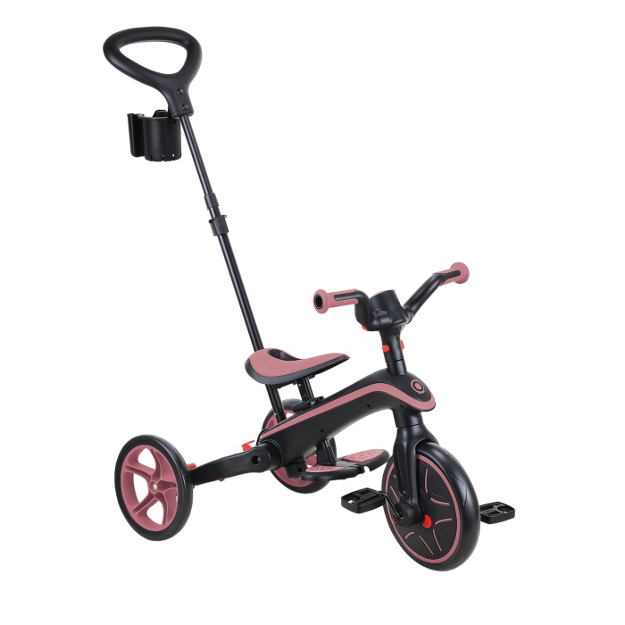 Globber Explorer 4in1 Katlanabilir Bisiklet Koyu Pastel Pembe