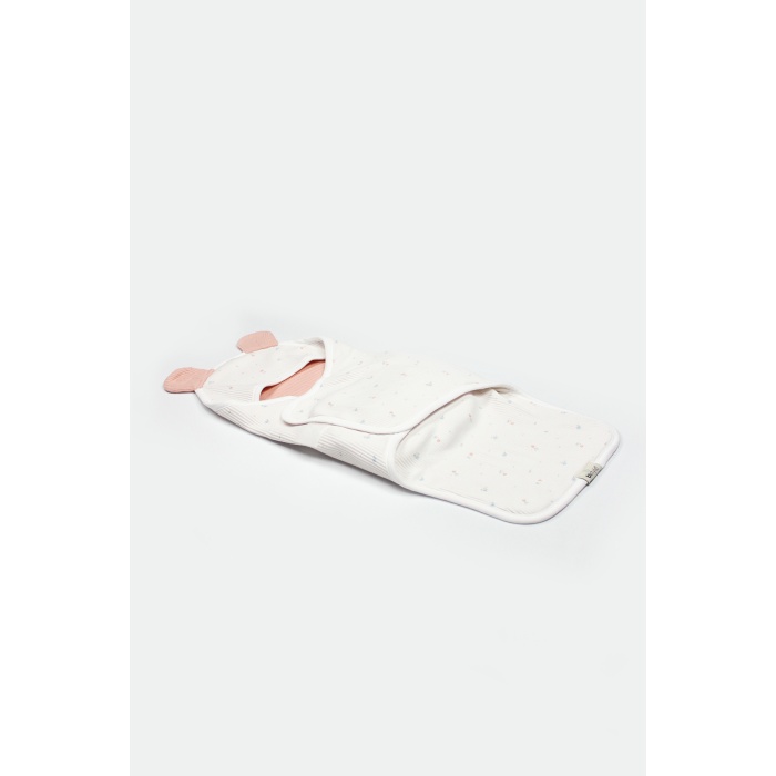 Bistyle Bloom White Organik Bel Destekli Kundak 75103 Ekru Gül Kurusu