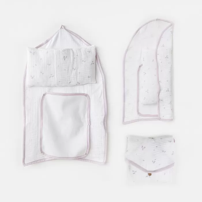Andywawa AC25583 Magical Butterfly Müslin Alt Açma White