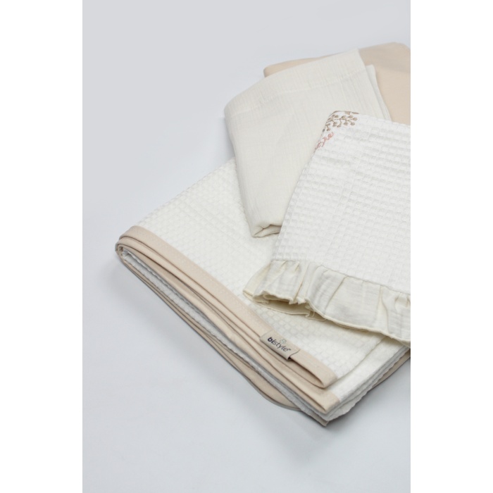 Bistyle Natural Life Girl Pike Takımı 80102 Ekru