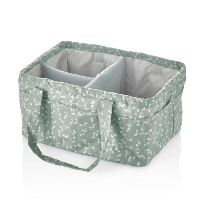 BabyJem Katlamalı Anne  Bebek Organizer 795 Yeşil Çiçek