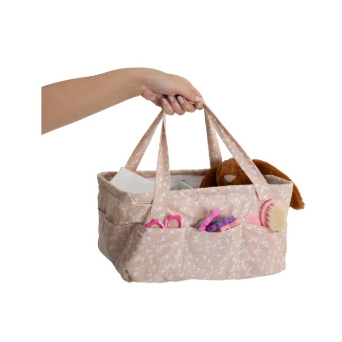 BabyJem Katlamalı Anne  Bebek Organizer 795 Somon Çiçek