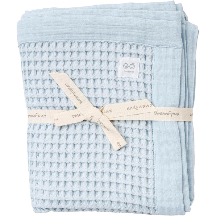 Andywawa AC25887 100x120 Pike Home Bebek Battaniye Blue