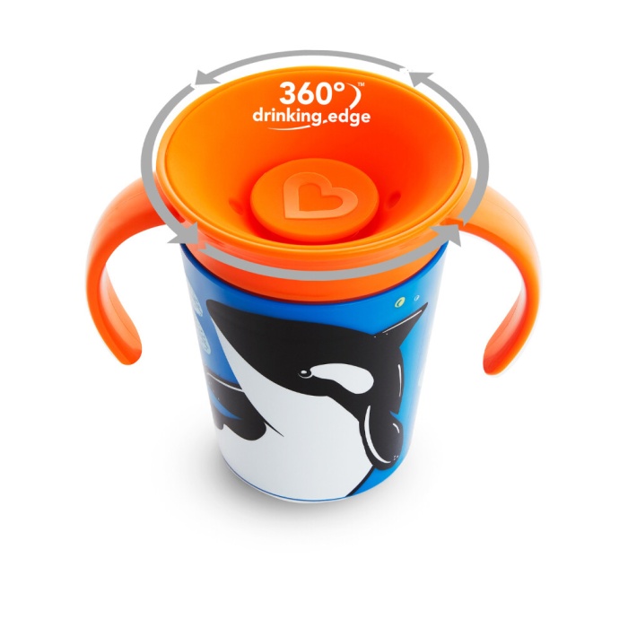 Munchkin Mucize 360° Alıştırma Bardağı 6 Ay+ 177 ml Balina