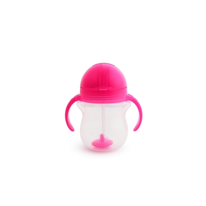 Munchkin Tıklama Kilitli Uçlu Alıştırma Bardağı 6 Ay+ 207 ml Pembe