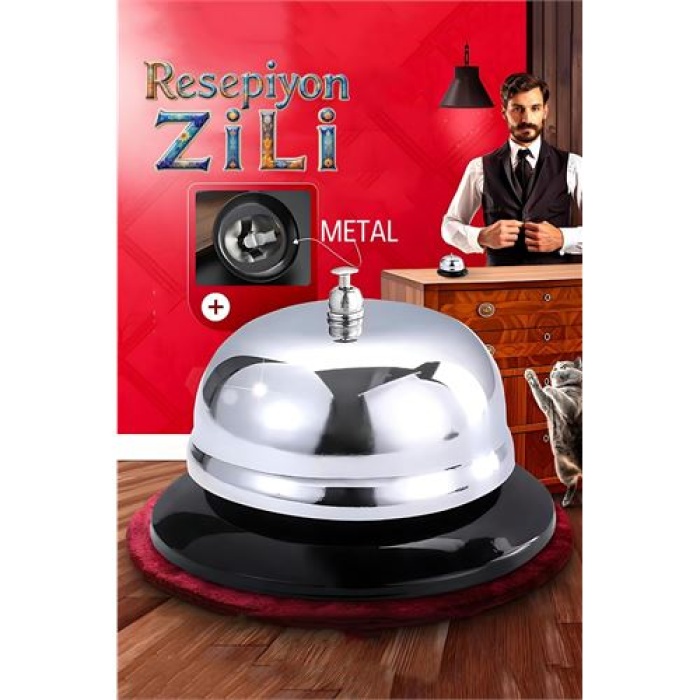 Modacar Resepsiyon Zili  - Resepsiyon ve Restoran İçin Zil - Resepsiyon Çağrı Zili