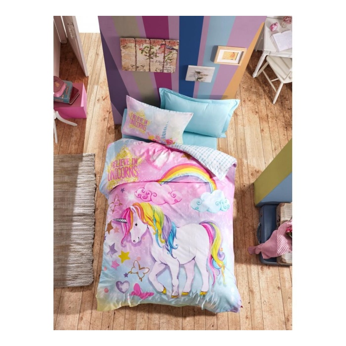 Cotton Box Junior Nevresim Takımı Tek Kişilik Dream Mint