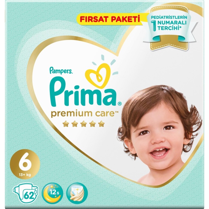 Prima Premium Care Fırsat Paketi 6 Beden 62 Adet