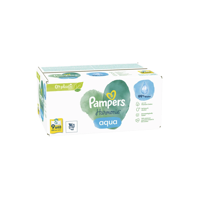 Prima Aqua Pure Islak Havlu Mendil 9Lu 432 Yaprak