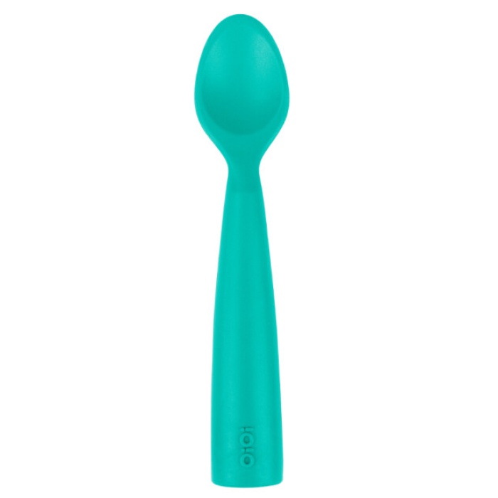 OiOi Blw I Silikon Beslenme Seti 3Lü (Kaseli) Aqua Green