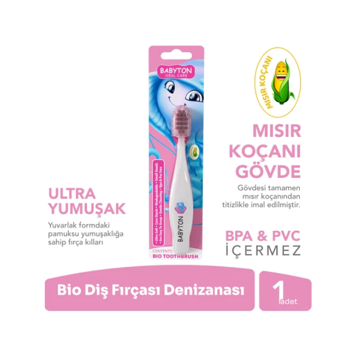 Babyton Bio Ultra Yumuşak Çocuk Diş Fırçası Denizanası