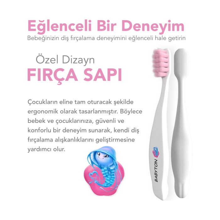 Babyton Bio Ultra Yumuşak Çocuk Diş Fırçası Denizanası