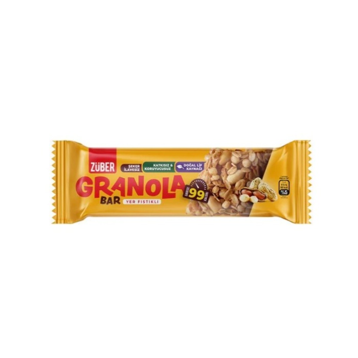 Züber Granola Bar 25 Gr Fıstık