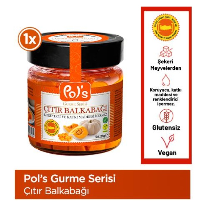 Pol’s Gurme Çıtır Balkabağı Reçeli 285 Gr