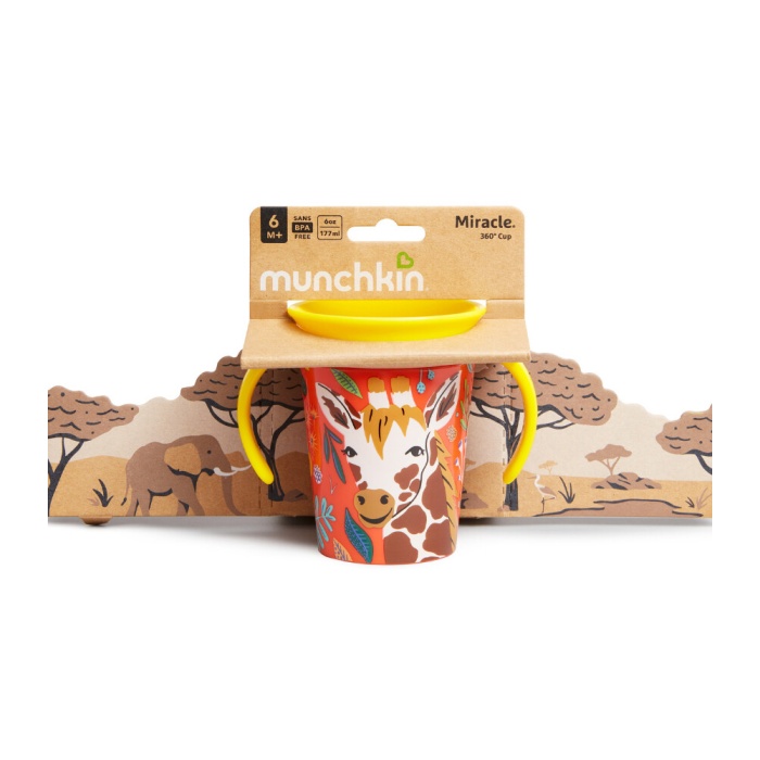 Munchkin Mucize 360° Alıştırma Bardağı 6 Ay+ 177 ml Zürafa