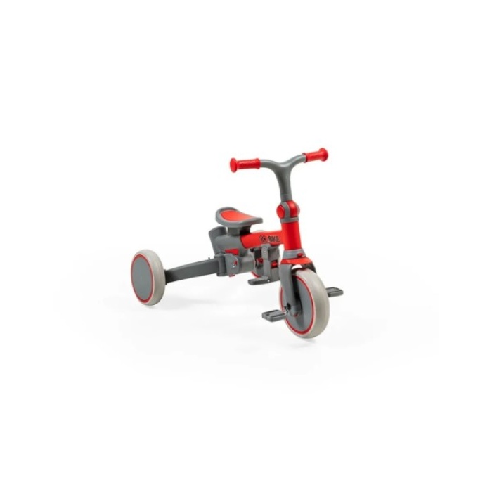 Baby2Go Go Bike Üç Tekerlekli Katlanabilir Bisiklet Kırmızı