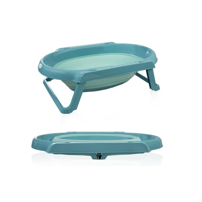 BabyJem Katlanır Banyo 5Li Küvet Seti 596 Turkuaz