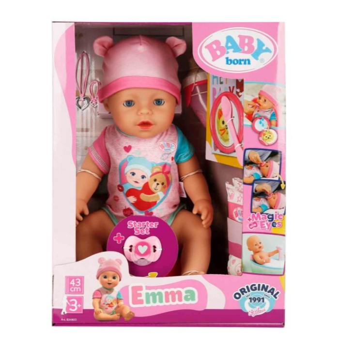 Baby Born Mucize Bebek Kız Emma 43cm 834800