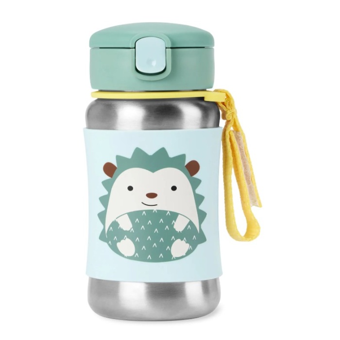 Skip Hop Zoo Pipetli Paslanmaz Çelik Suluk 350 ml Kirpi