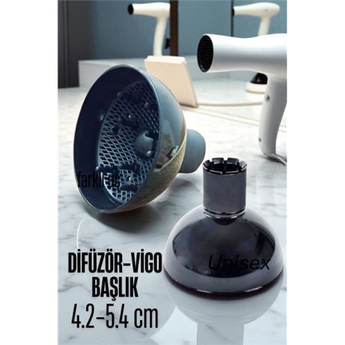  Fön Için Difüzör Başlık 4.2 cm ile 5.4 cm Uyumlu
