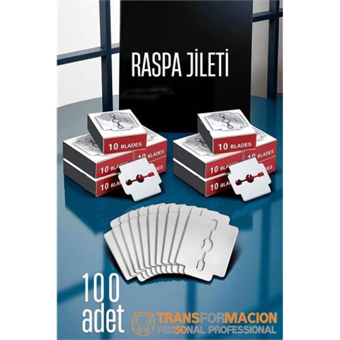 Modacar Raspa Topuk Jileti 100 lu PAKET  Ayak Taban Nasır Yedek Jileti