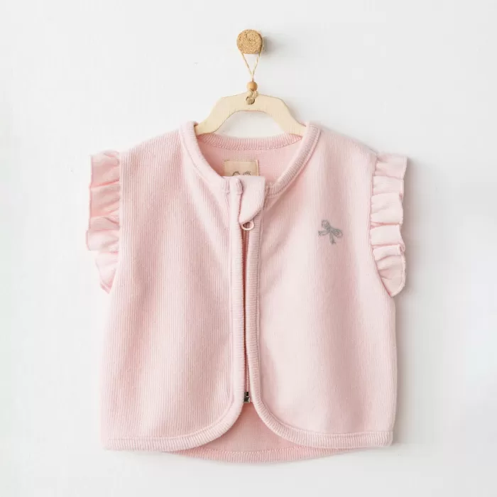 Andywawa AC26220 Casual Yelek Pink