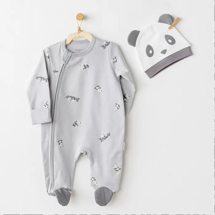 Andywawa AC26023 Keep Smiling Tulum Takım Grey
