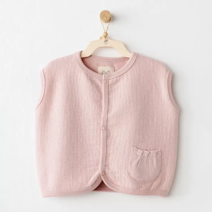 Andywawa AC26201 Casual Yelek Pink