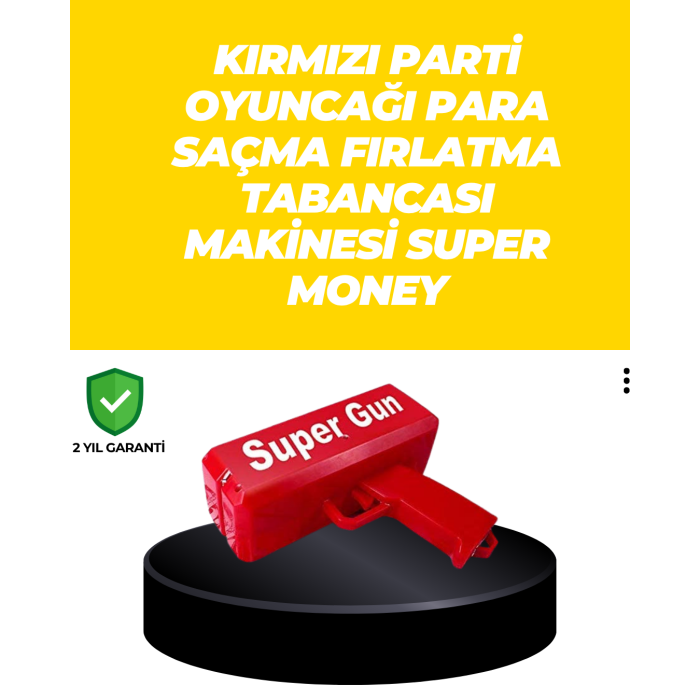 Elektrikli Parti Oyuncağı – Para Atan Tabanca