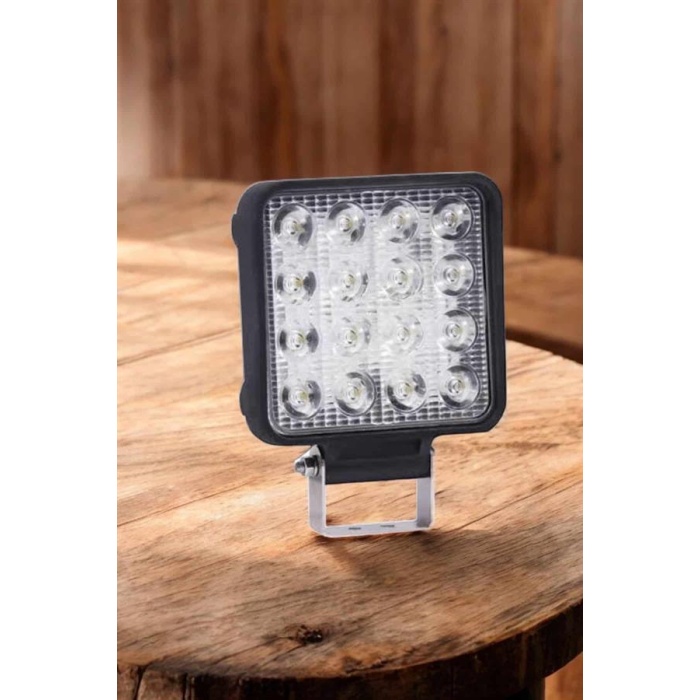 Tepe Lambası Çalışma Lambası Sis Lambası 16 Led Beyaz Led Işık