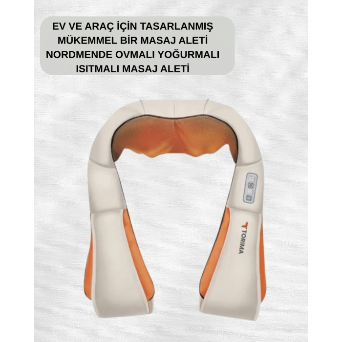 6 Başlıklı Isıtmalı Masaj Cihazı – Tüm Vücut İçin Derin Kas Masajı