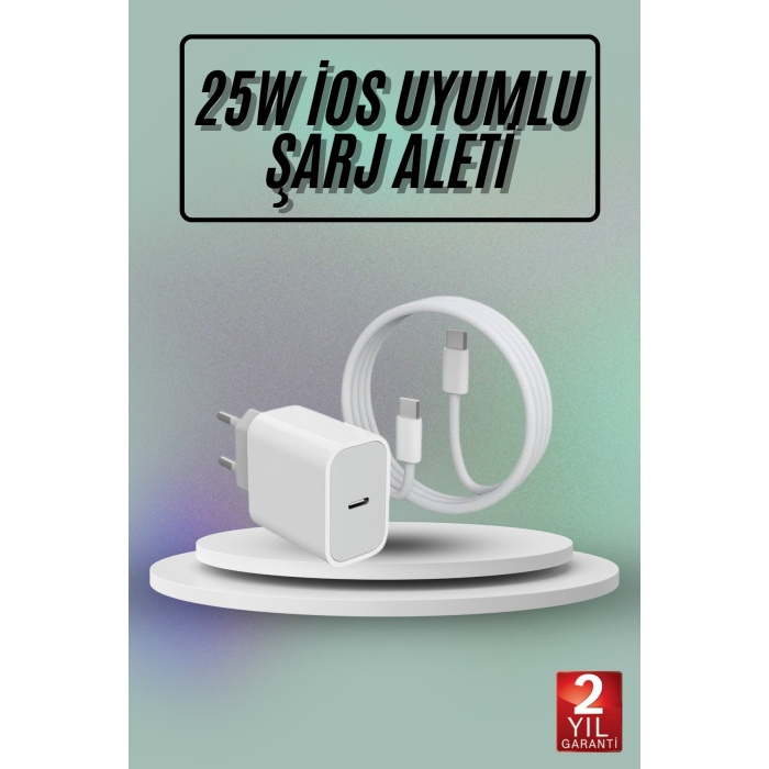 Hızlı Şarj Güç Adaptörü Şarj Aleti İOS Uyumlu 15/Pro/Pro Max