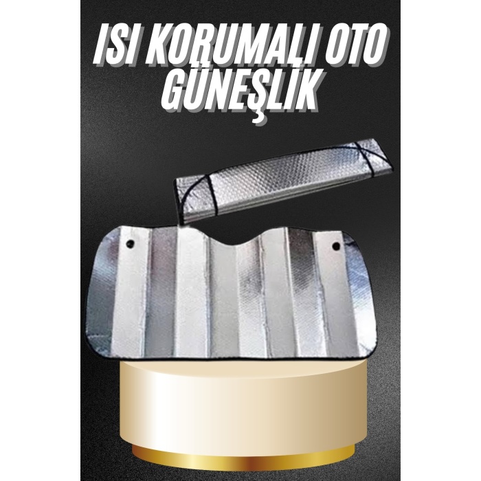 Araba Ön Cam Güneşliği Katlanabilir Oto Güneşlik Tüm Araç Modellerine Uygun