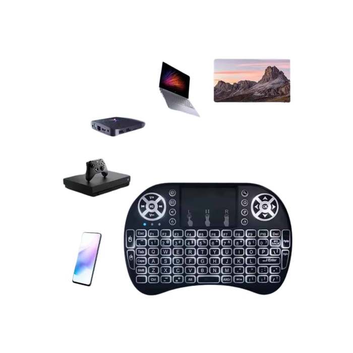 Mini Klavye Gaming Pc Playstation Ledli Mouse Rgb Mouse Bluetooth Usb