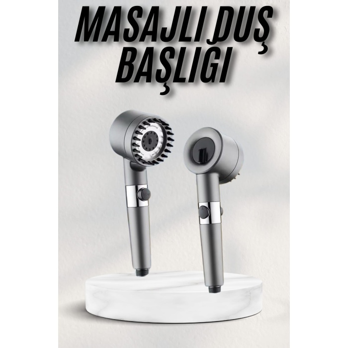 Masaj Etkili Turbolu Çok Fonksiyonlu Filtreli Duş Başlığı Yeni Nesil