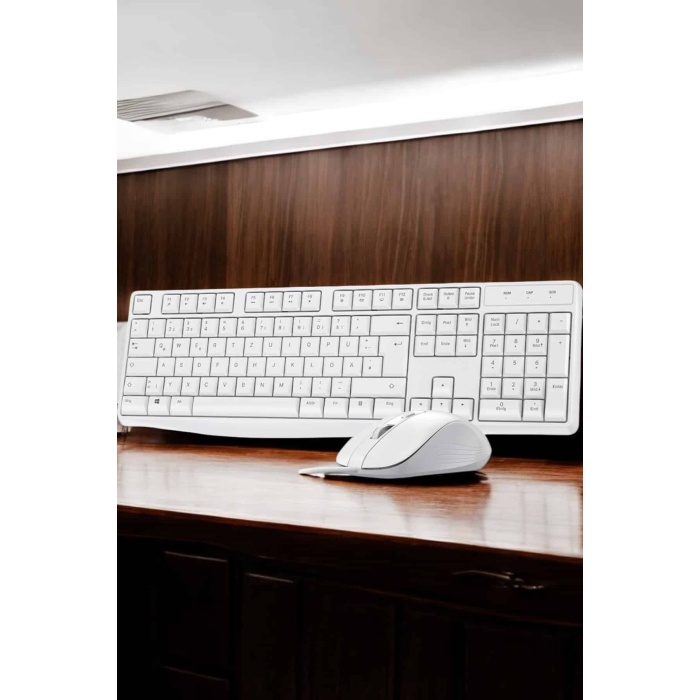 Q Klavye Klavye ve Mouse Seti USB Girişli Kablosuz