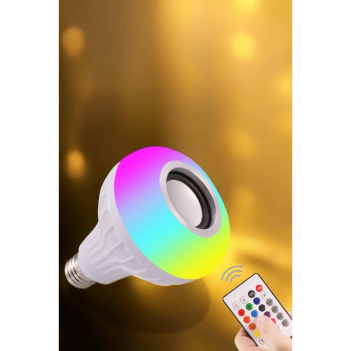 Bluetooth Hoparlör RGB LED Teknolojisi ile Müzik ve Aydınlatma