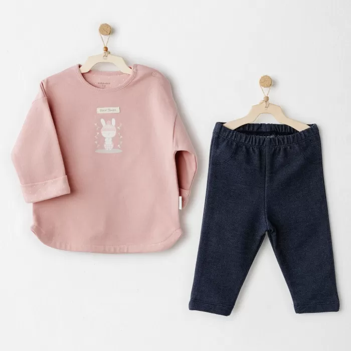 Andywawa AC26087 Mon Petit Amour 2li Takım Denim