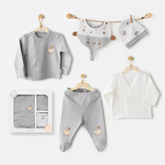 Andywawa AC26100 Hello Autumn 5li Hastane Çıkışı Grey