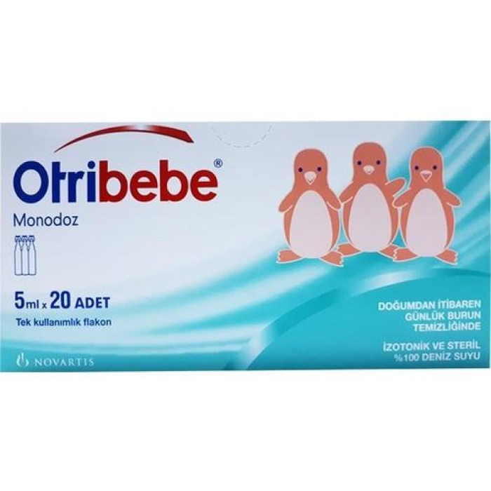 Otribebe Monodoz Serum Fizyolojik %100 Doğal Deniz Suyu 5 ml x 20 Flakon